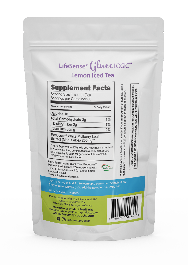GlucoLOGIC™ Functional Black Tea - Reduce After Meal Glucose Spikes & Hunger, Steady Energy