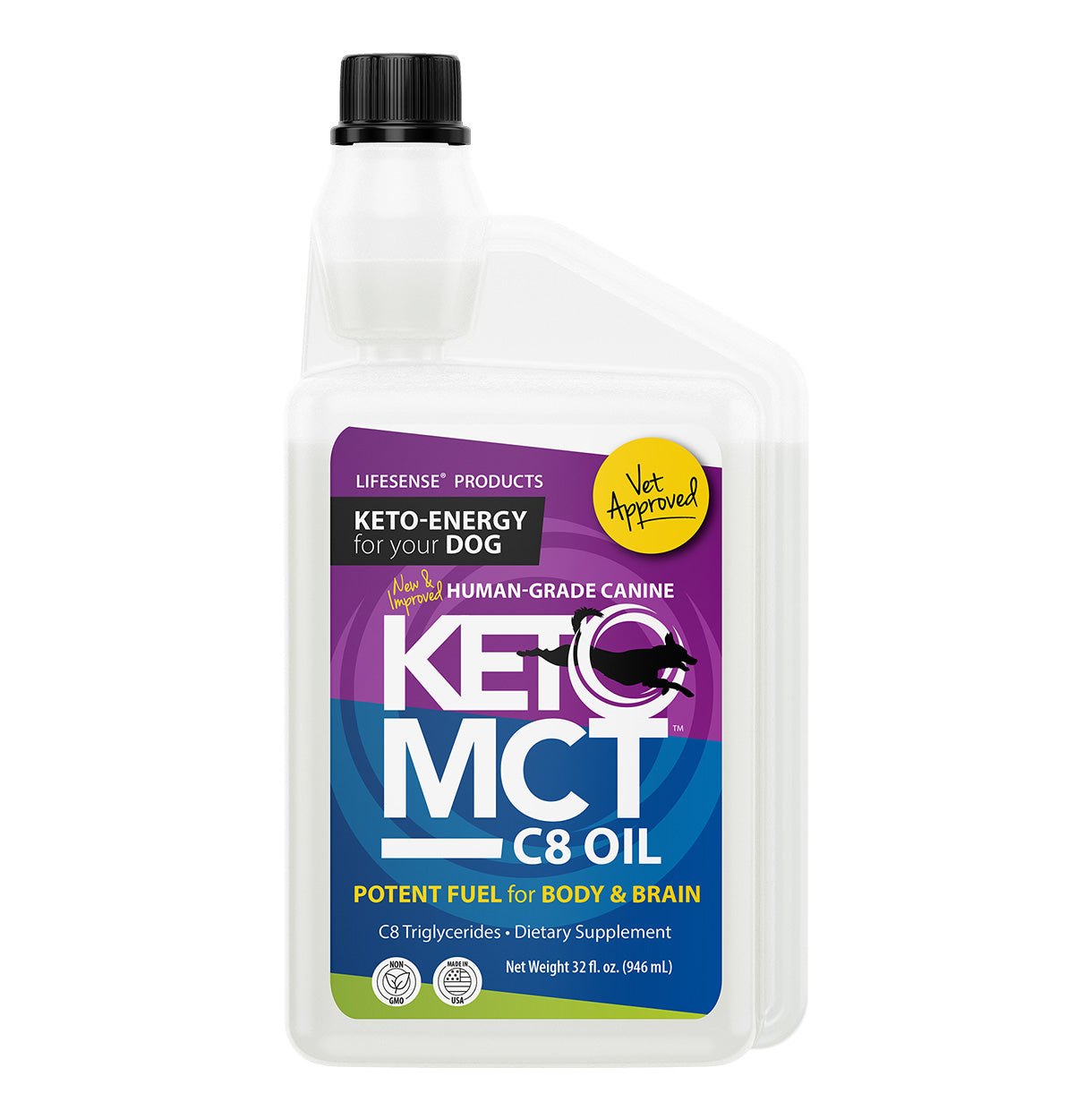 C8 KetoMCT Oil for Dogs – LifeSense® Products