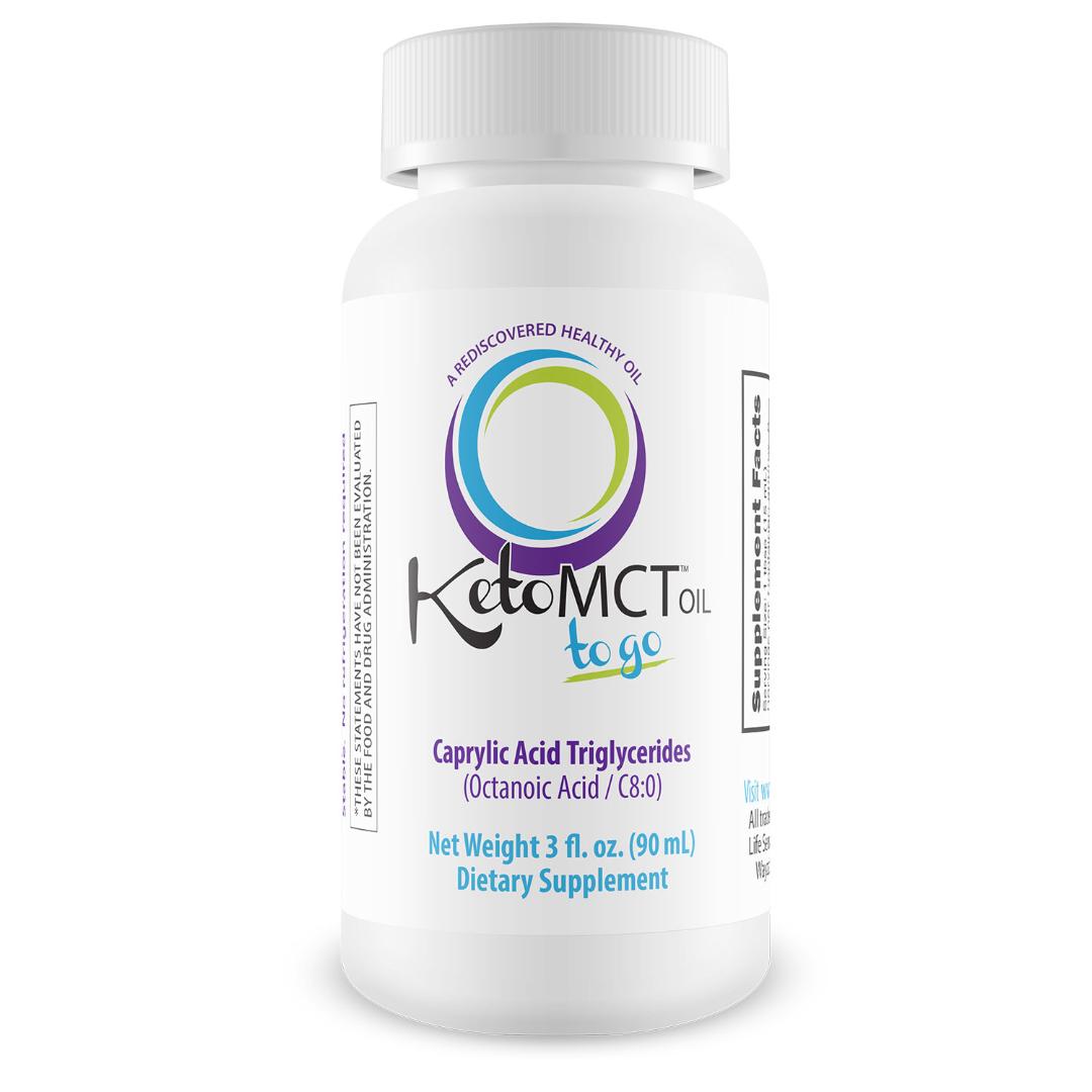 KetoMCT Oil C8 - 3 oz (90 mL) Travel Size TSA approved<br/><sub>SAVE WITH MULTI-PACKS</sub>