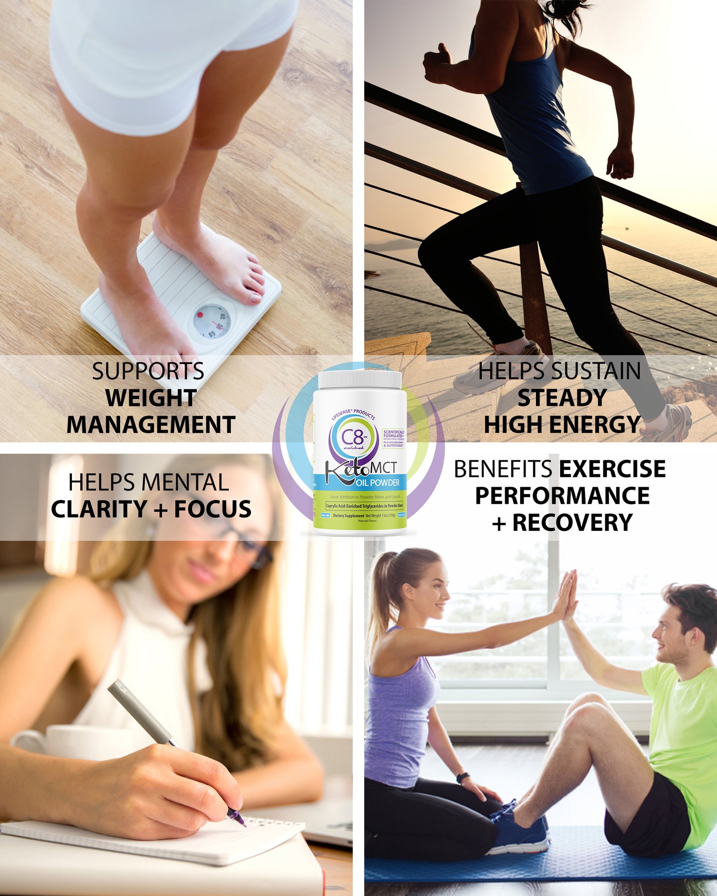 C8-Enriched KetoMCT Oil Powder - Optimal Fuel For The Brain And Body