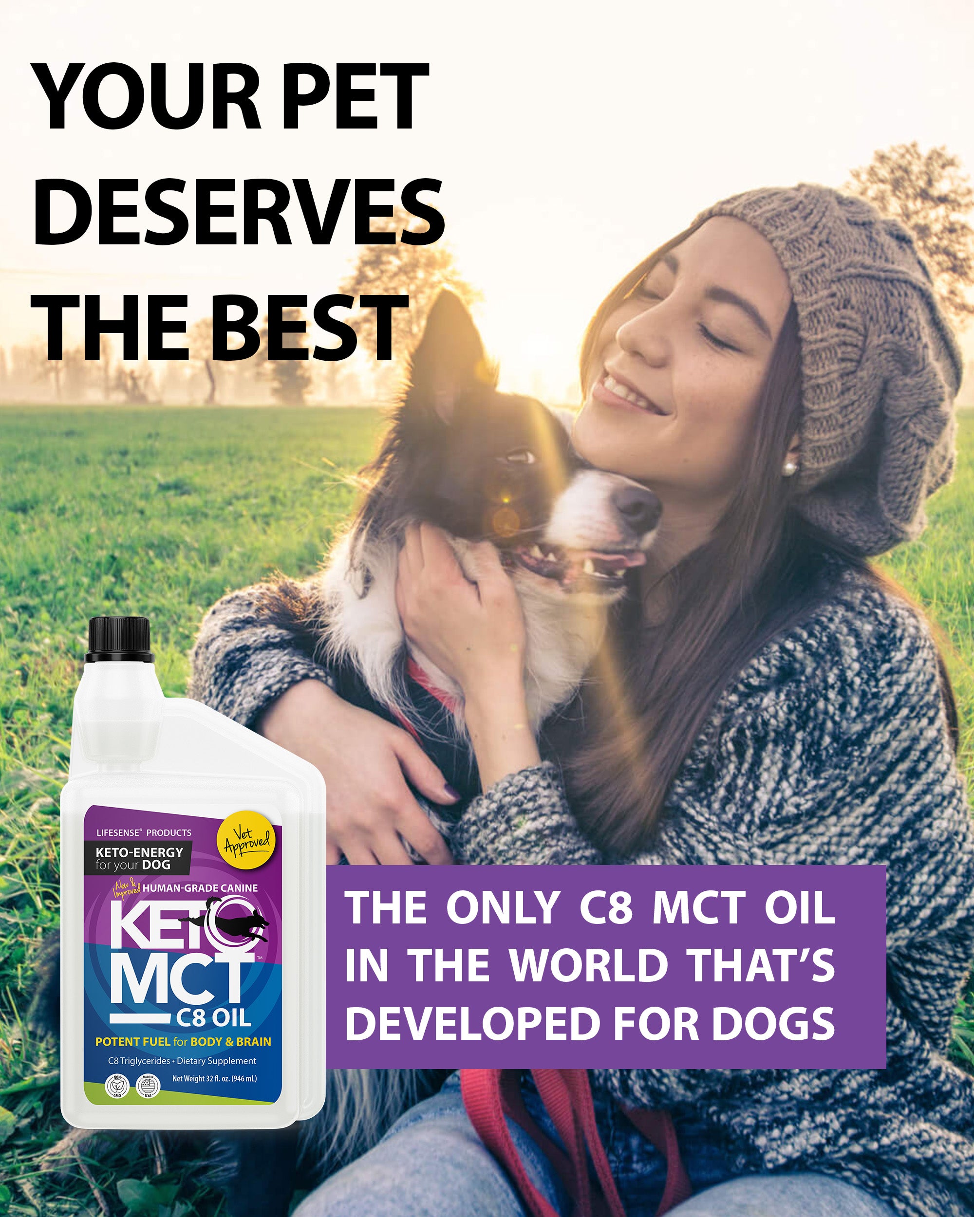 C8 KetoMCT Oil for Dogs – LifeSense® Products