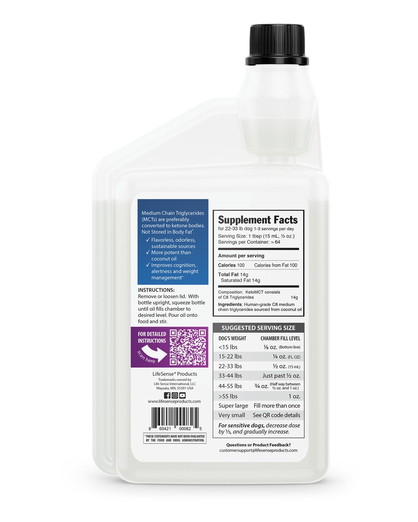 C8 KetoMCT Oil for Dogs